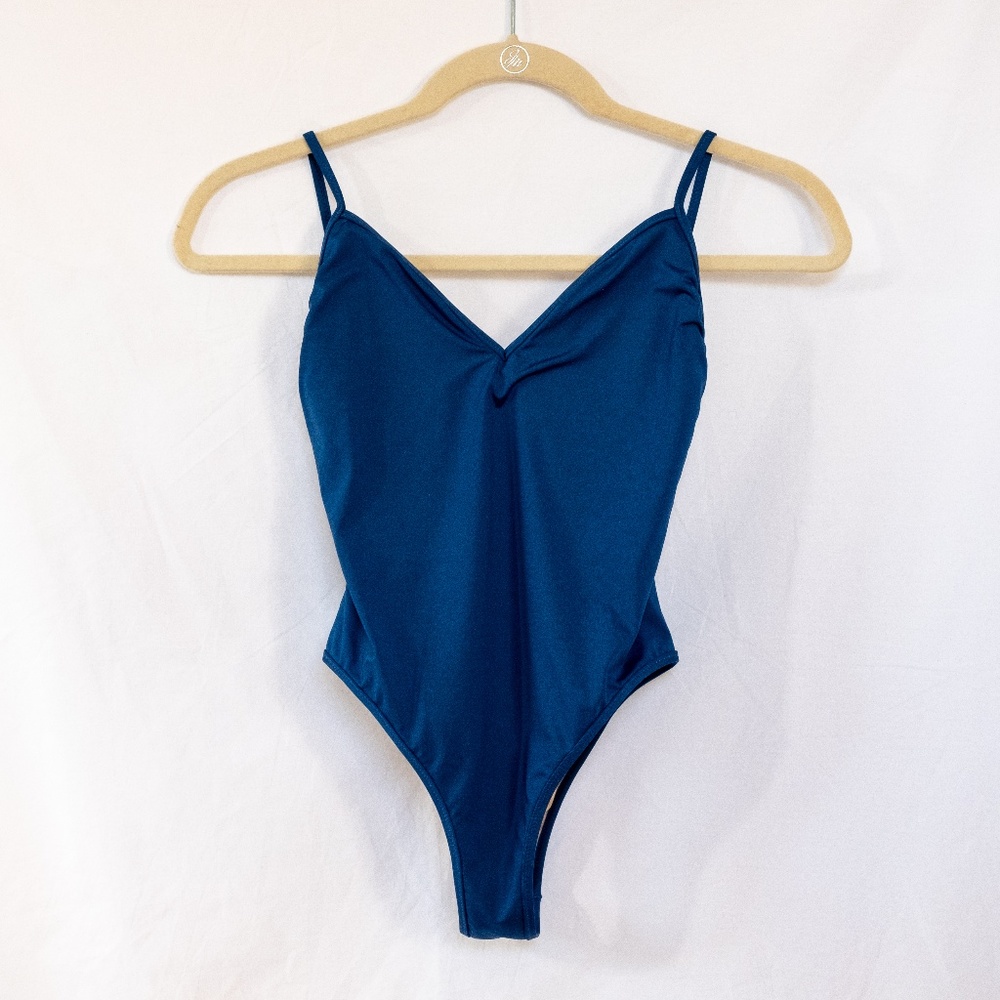J.Crew Playa Montauk Blue One-Piece Swimsuit